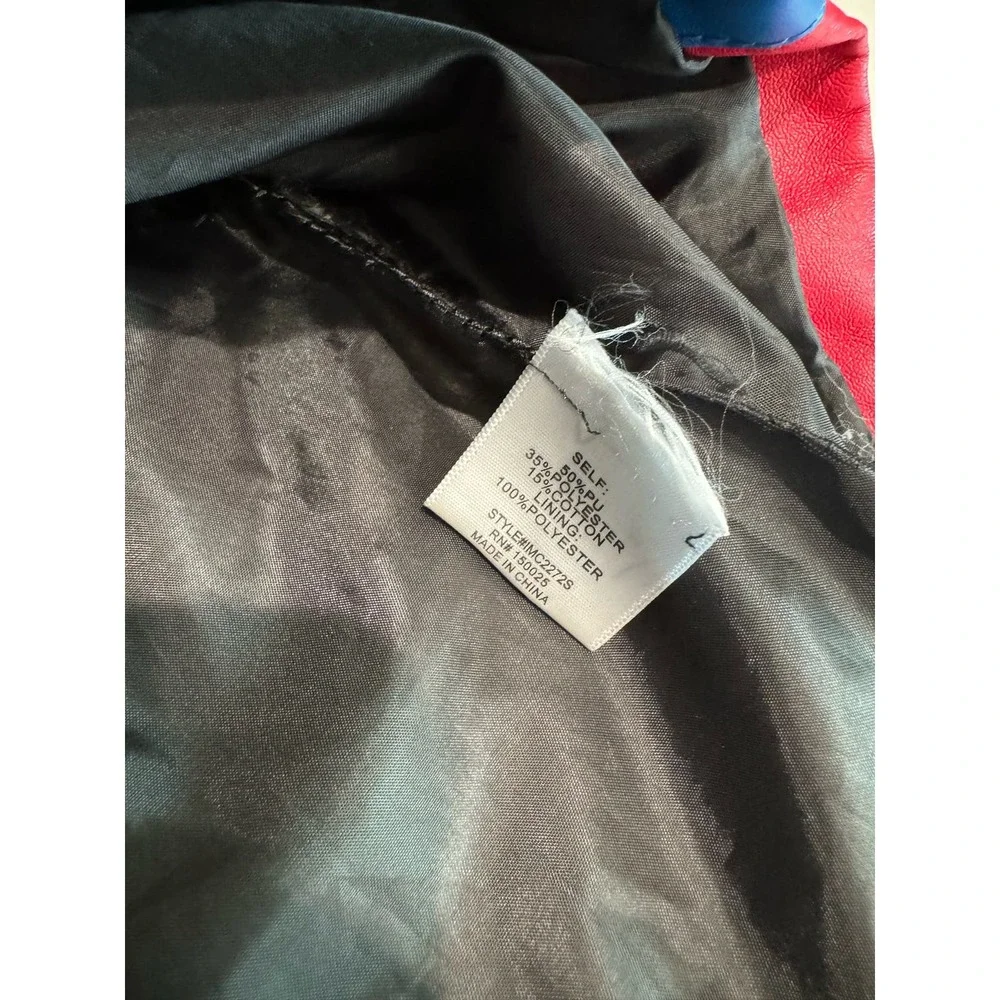 Emory Park Vintage‎ Look Faux Leather Mini Skirt Size Small